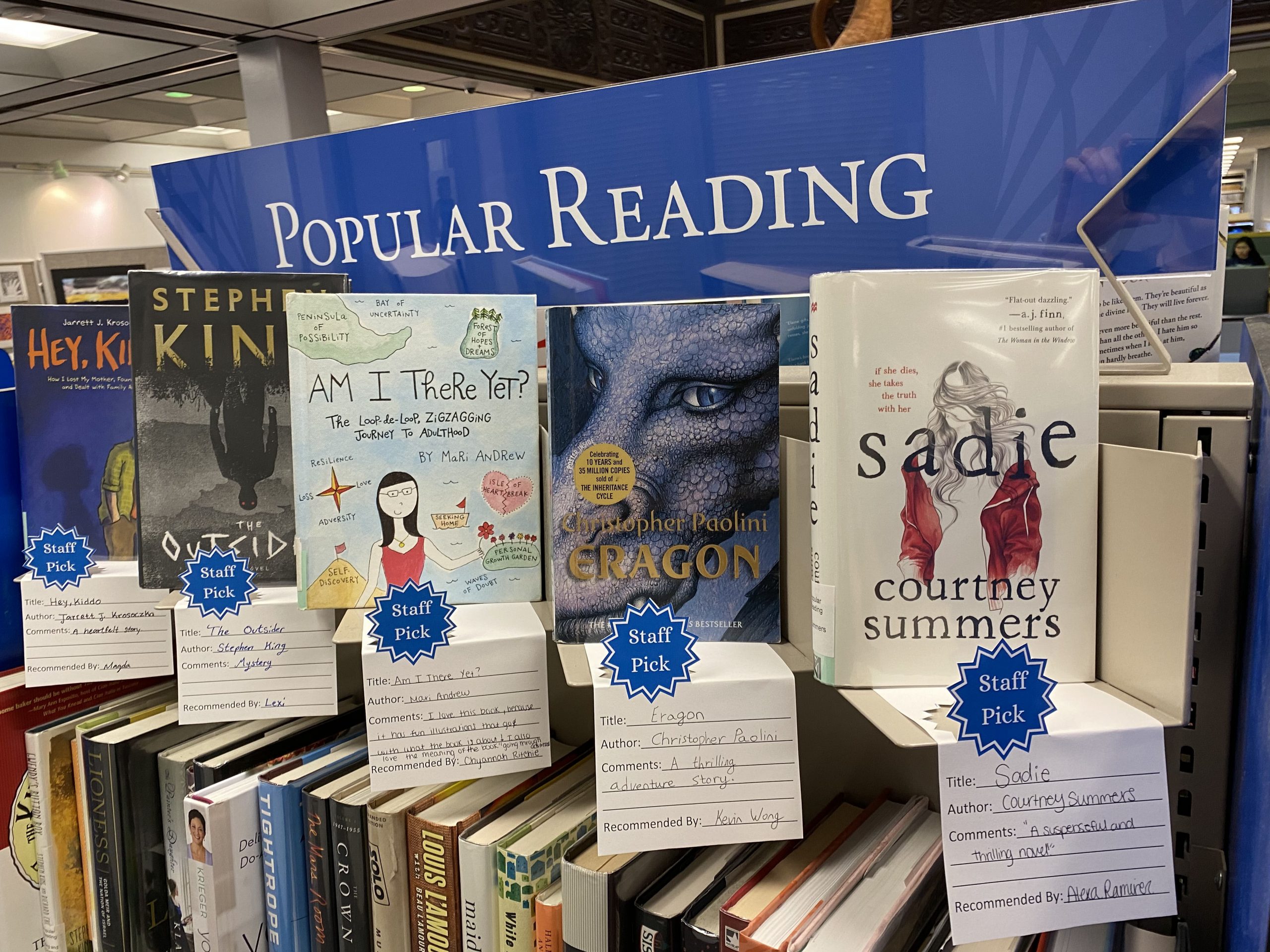 Read more about the article Popular Reading: Staff Picks!