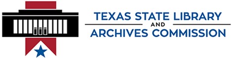 Logo for the Texas State Library and Archives Commission