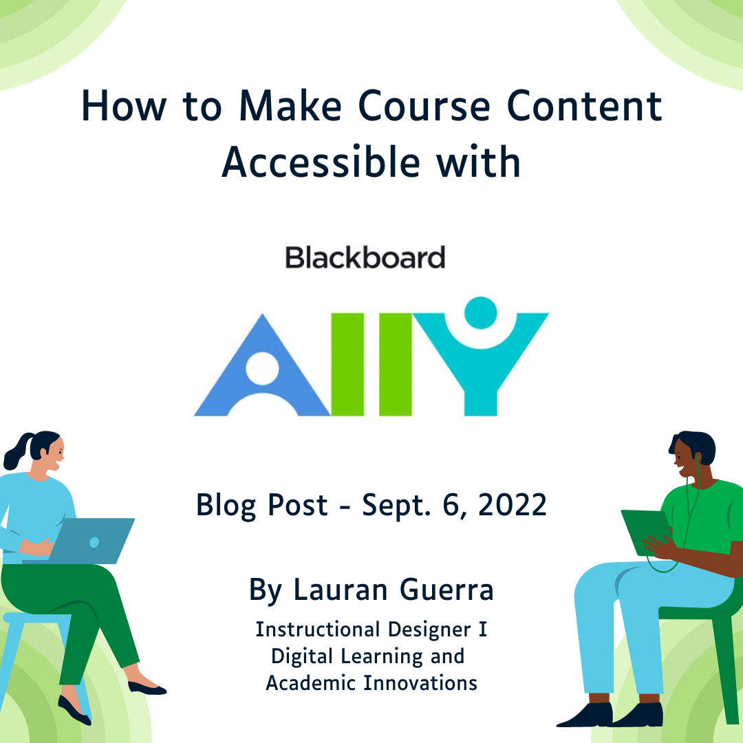 Read more about the article How to Make Course Content Accessible with Blackboard Ally