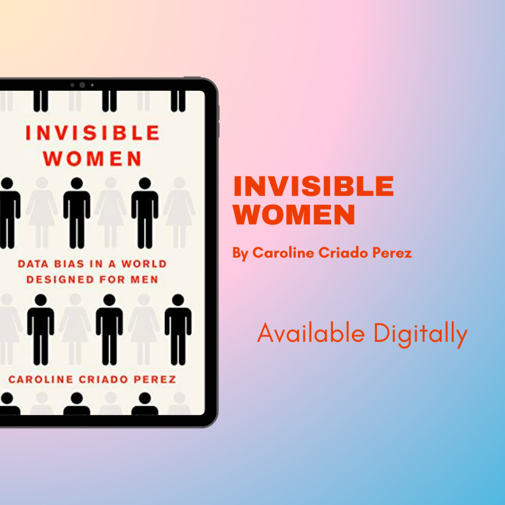 Invisible Women on a tablet.