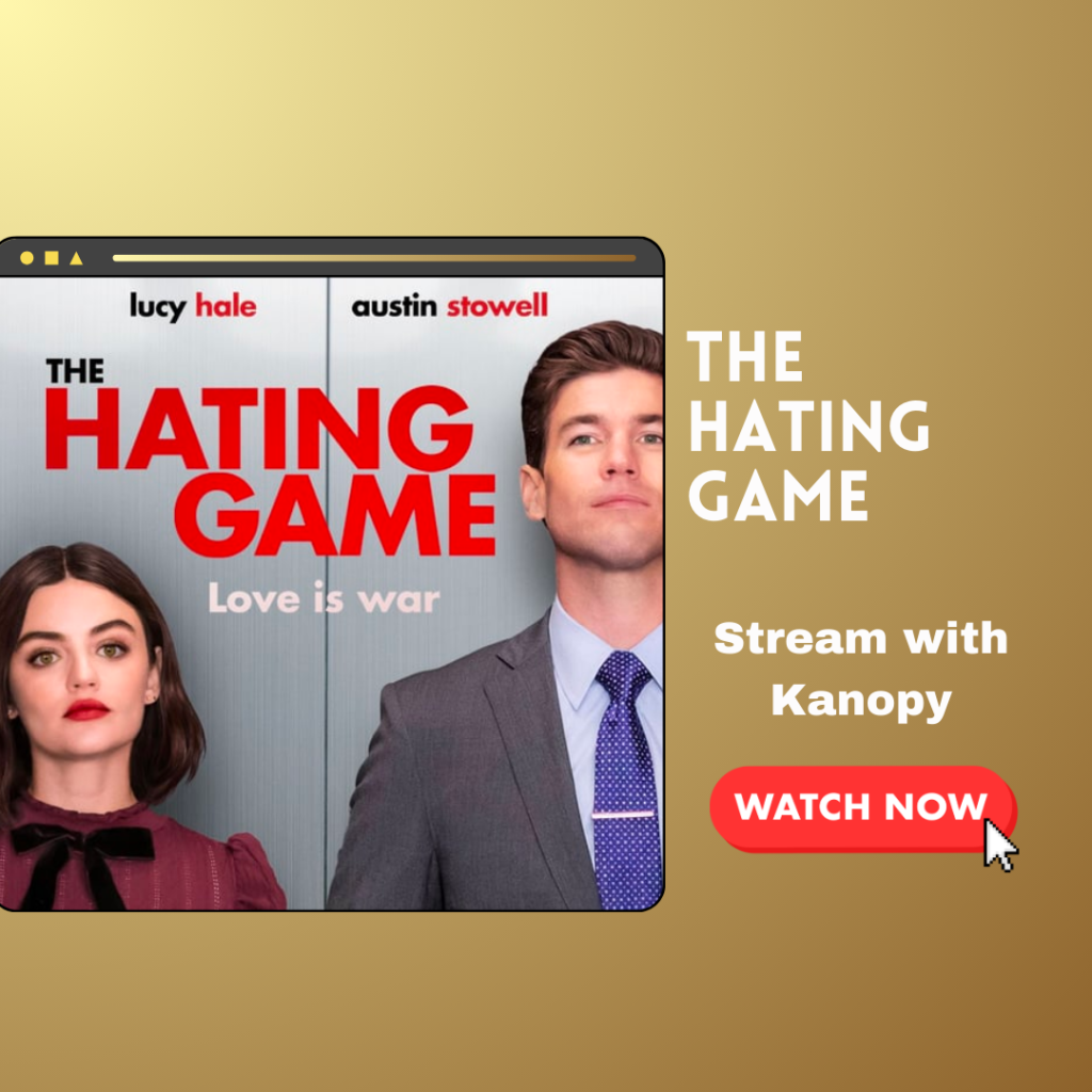 The Hating Game in a computer browser for streaming.
