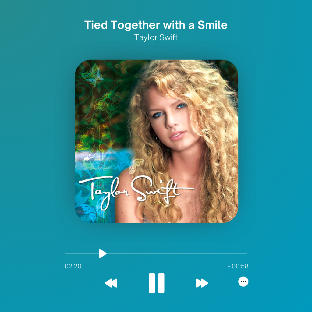 Tied Together with a Smile on a music player